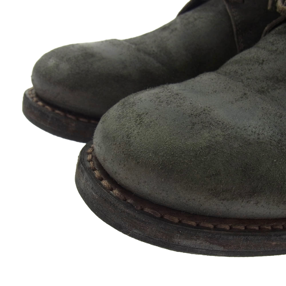 エヴァンキノリ GUIDI & ROSELLINI グイディアンドロゼリーニ MOROSINO 1907 SHOE レザー ダービーシューズ ブラウン系 40【中古】