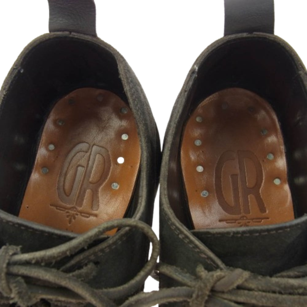 エヴァンキノリ GUIDI & ROSELLINI グイディアンドロゼリーニ MOROSINO 1907 SHOE レザー ダービーシューズ ブラウン系 40【中古】