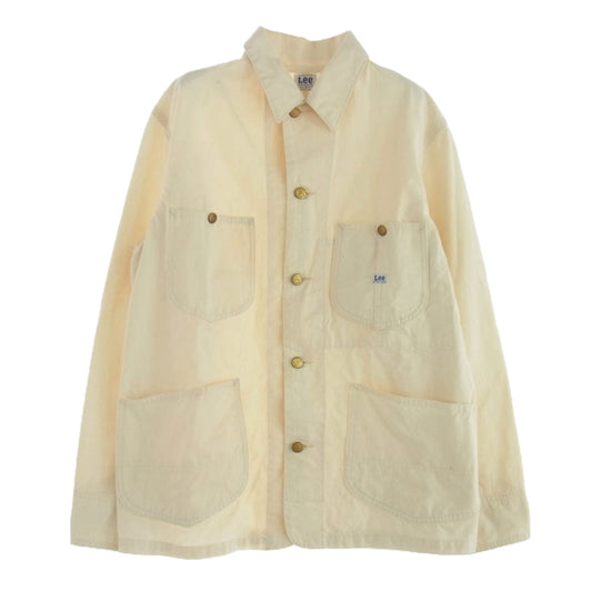 Lee リー LM5412 LOCO JACKET ロコ カバーオール デニム ジャケット ホワイト オフホワイト系 M【中古】