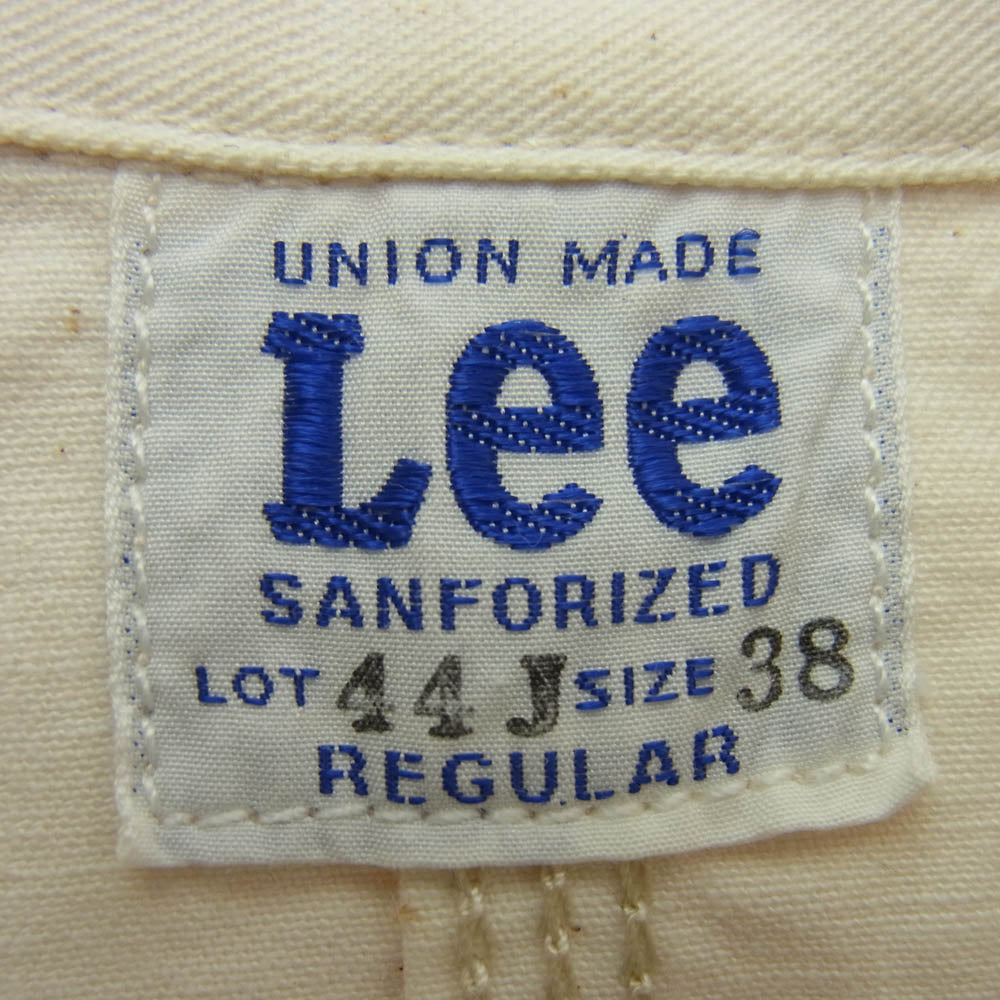 Lee リー LM5412 LOCO JACKET ロコ カバーオール デニム ジャケット ホワイト オフホワイト系 M【中古】