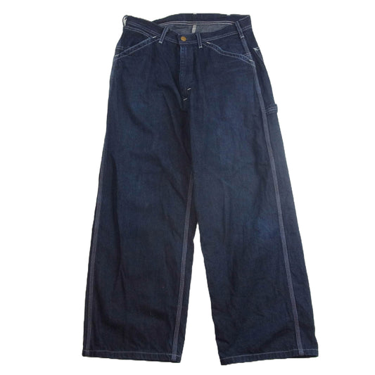 Lee リー LM7288 DUNGAREES ワイド ペインター デニム パンツ インディゴブルー系 M【中古】