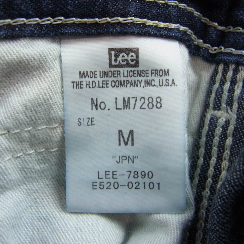 Lee リー LM7288 DUNGAREES ワイド ペインター デニム パンツ インディゴブルー系 M【中古】