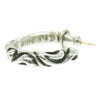 CHROME HEARTS クロムハーツ（原本無） HOOP SCROOL スクロールバンド フープ シルバー ピアス シルバー系【中古】