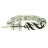 CHROME HEARTS クロムハーツ（原本無） HOOP SCROOL スクロールバンド フープ シルバー ピアス シルバー系【中古】