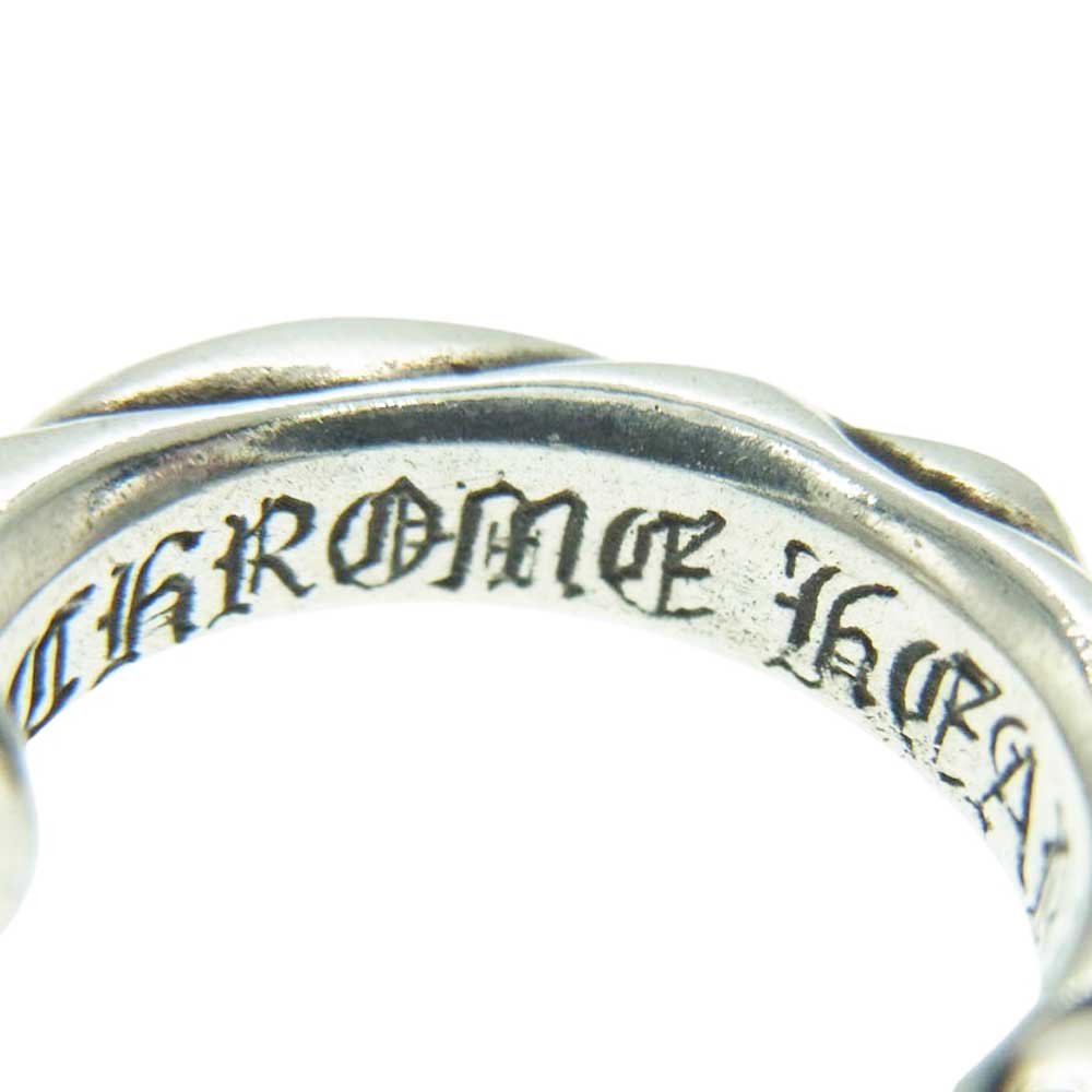 CHROME HEARTS クロムハーツ（原本無） HOOP SCROOL スクロールバンド フープ シルバー ピアス シルバー系【中古】