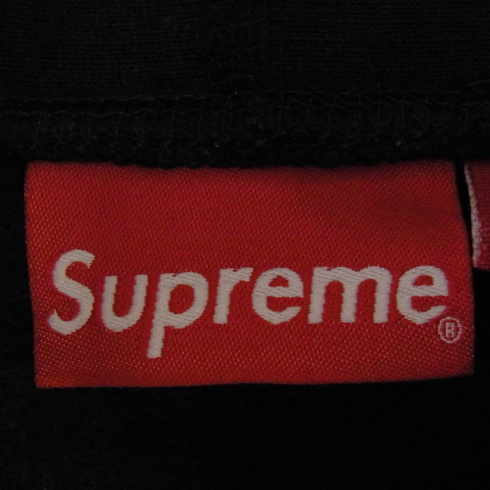 Supreme シュプリーム 22AW Capital Hooded Sweatshirt キャピタル フーデッド シャツ パーカー ロゴ 刺繍  ネイビー系 L【中古】