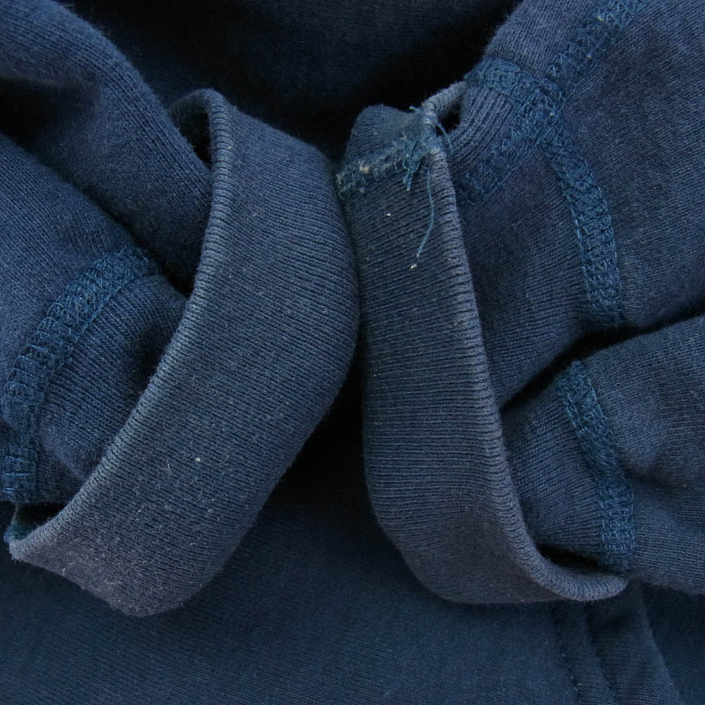 Supreme シュプリーム 22AW Capital Hooded Sweatshirt キャピタル フーデッド シャツ パーカー ロゴ 刺繍  ネイビー系 L【中古】