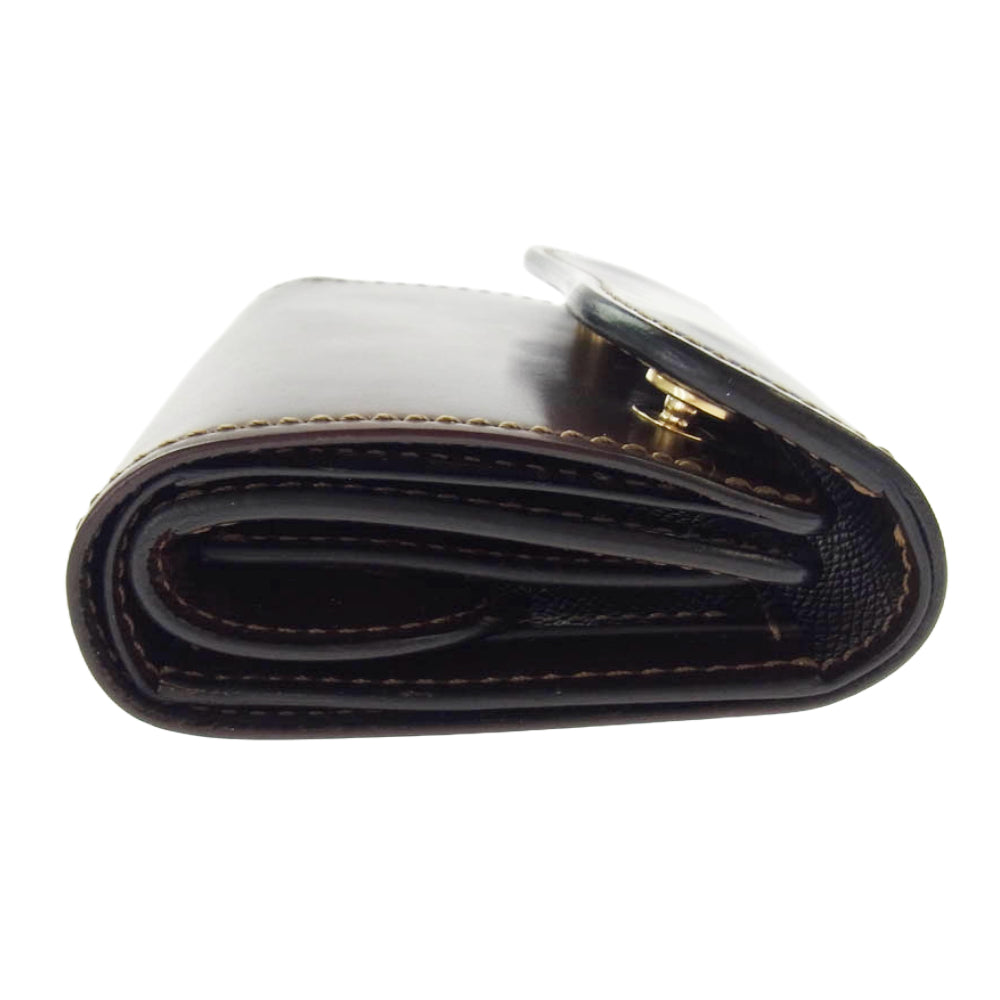 WILDSWANS ワイルドスワンズ SP-ENO/HC/DCGN×ESD/CH ENO イーノ シェルコードバン 3つ折りウォレット 財布 ブラウン系【中古】