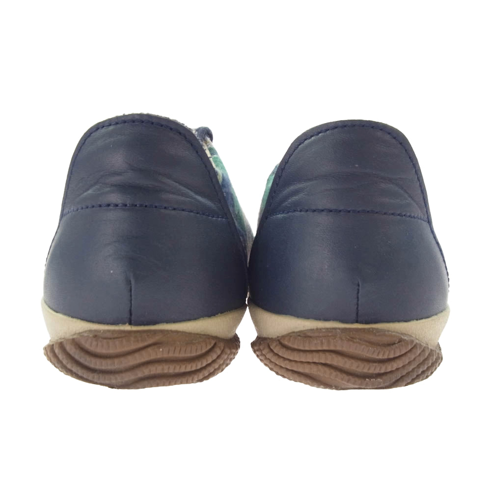 SPINGLE MOVE スピングルムーブ SPM-226 チェック スニーカー ネイビー系 マルチカラー系 SS【中古】