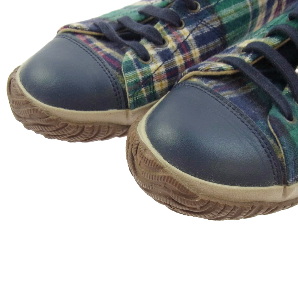 SPINGLE MOVE スピングルムーブ SPM-226 チェック スニーカー ネイビー系 マルチカラー系 SS【中古】