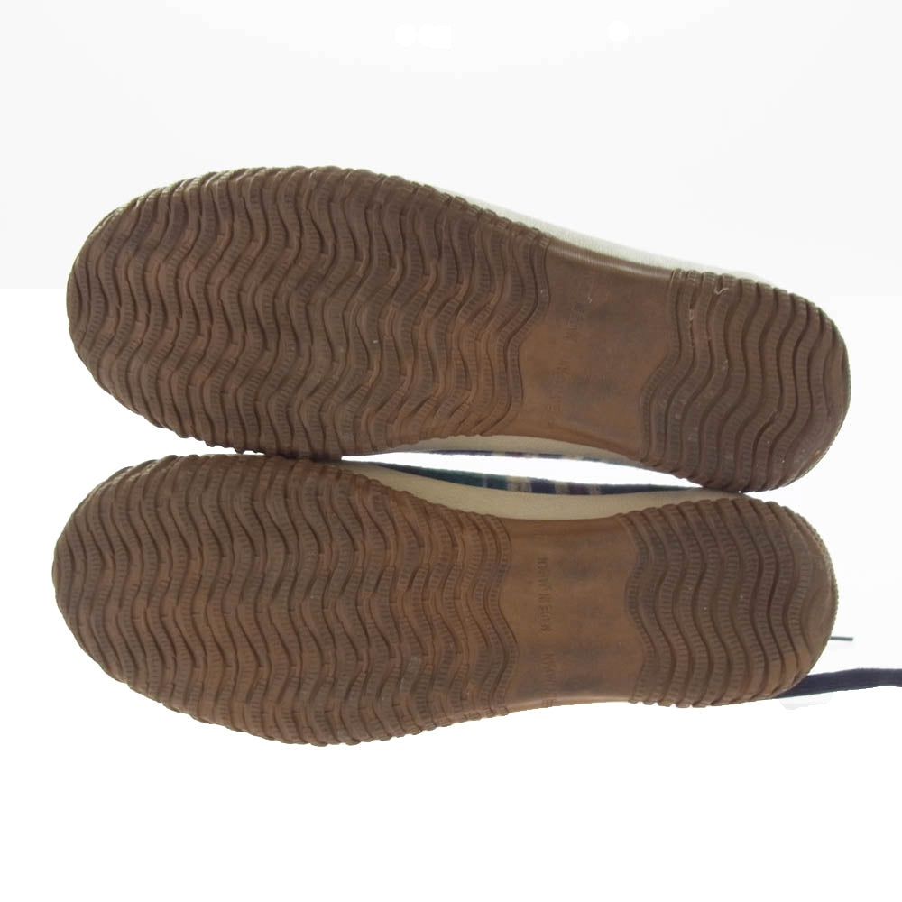 SPINGLE MOVE スピングルムーブ SPM-226 チェック スニーカー ネイビー系 マルチカラー系 SS【中古】