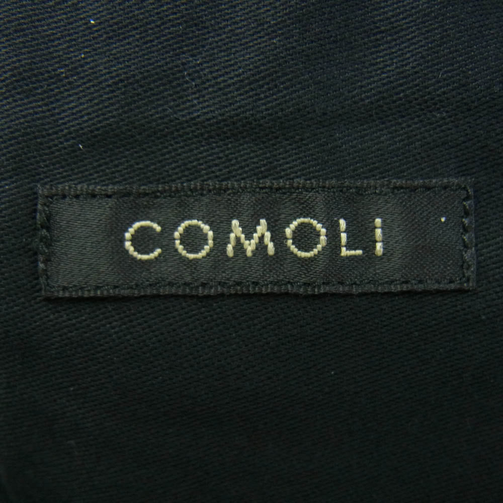COMOLI コモリ 24SS Z01-01020 シルク ネップ ミリタリー ジャケット ブラック系 2【中古】