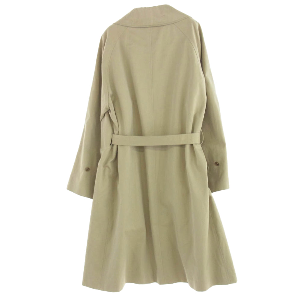 COMOLI コモリ 22AW W03-04001 カシミヤ混 ウール ライナー付 コットンギャバ タイロッケン コート ベージュ系 3【中古】