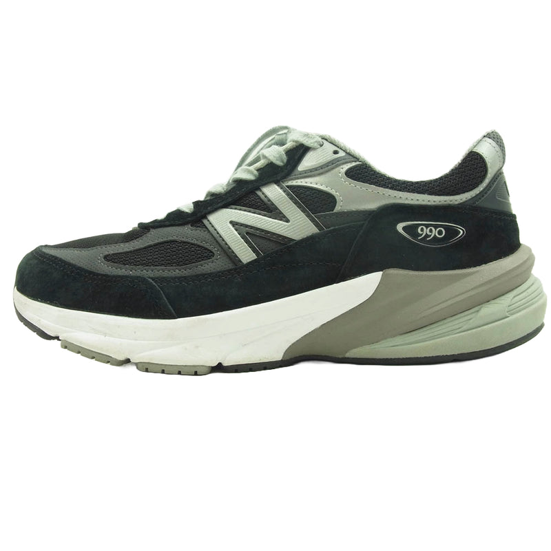 NEW BALANCE ニューバランス M990BK6 990V6 Black Heel Logo NB ローカット スニーカー ブラック系 27.5cm【中古】
