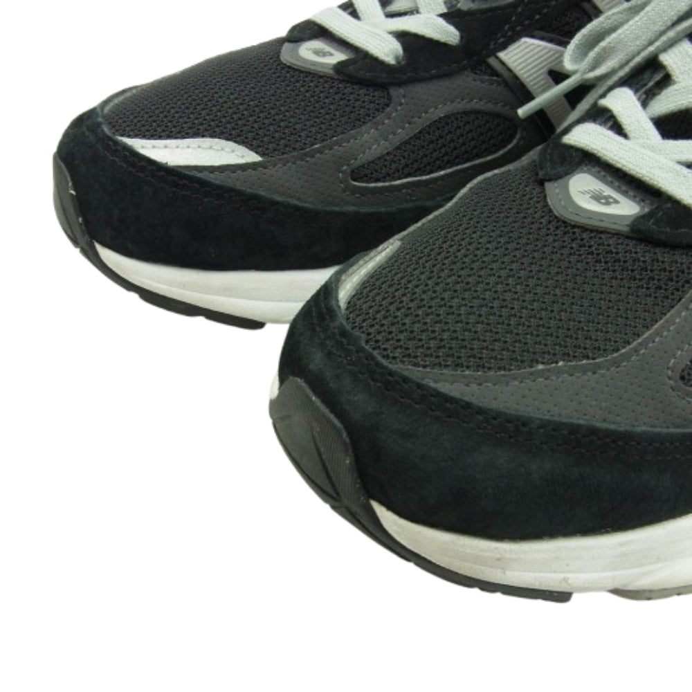 NEW BALANCE ニューバランス M990BK6 990V6 Black Heel Logo NB ローカット スニーカー ブラック系 27.5cm【中古】