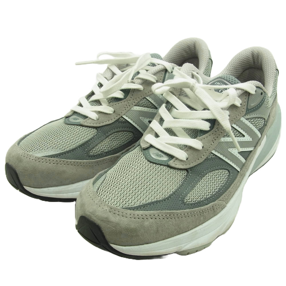 NEW BALANCE ニューバランス M990GL6 990V6 Gray Heel Logo NB ローカット スニーカー グレー系 27.5cm【中古】