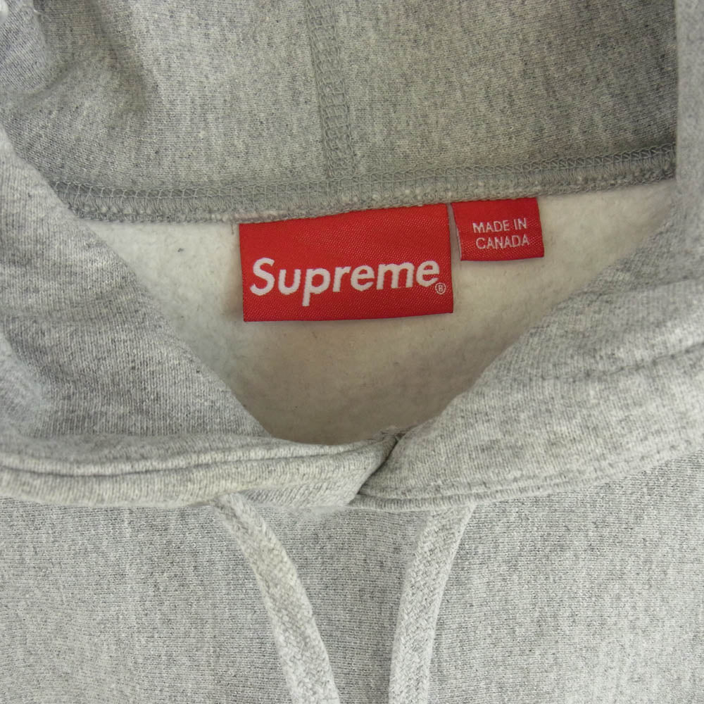 Supreme シュプリーム 20AW Cross Box Logo Hooded Sweatshirt クロスボックスロゴ スウェット パーカー グレー系 L【中古】