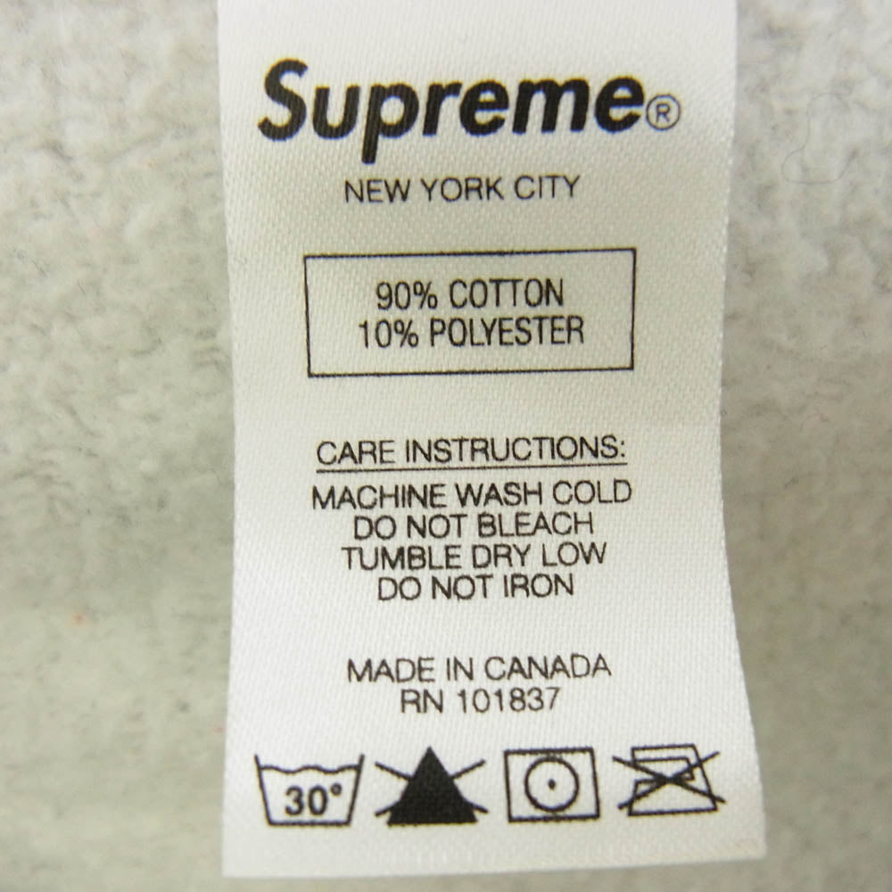 Supreme シュプリーム 20AW Cross Box Logo Hooded Sweatshirt クロスボックスロゴ スウェット パーカー グレー系 L【中古】