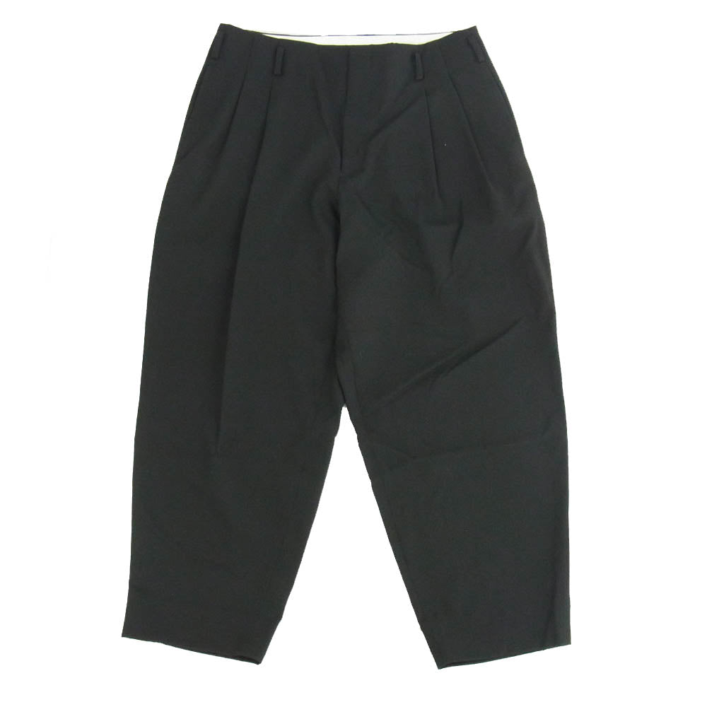 COMME des GARCONS HOMME PLUS コムデギャルソンオムプリュス 23AW PZ-P003 2タック ワイド スラックス パンツ ブラック系 M【中古】