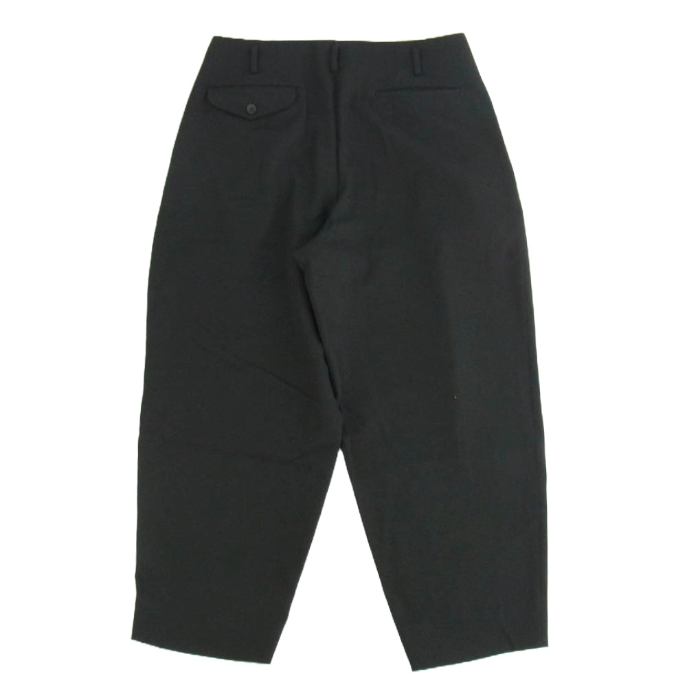 COMME des GARCONS HOMME PLUS コムデギャルソンオムプリュス 23AW PZ-P003 2タック ワイド スラックス パンツ ブラック系 M【中古】