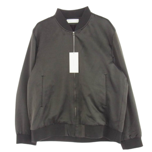 イレニサ 25SS IH-25SS-M015-FJS Bomber Jacket シルクウール ボンバー ジャケット ブルゾン ブラック系 2【美品】【中古】