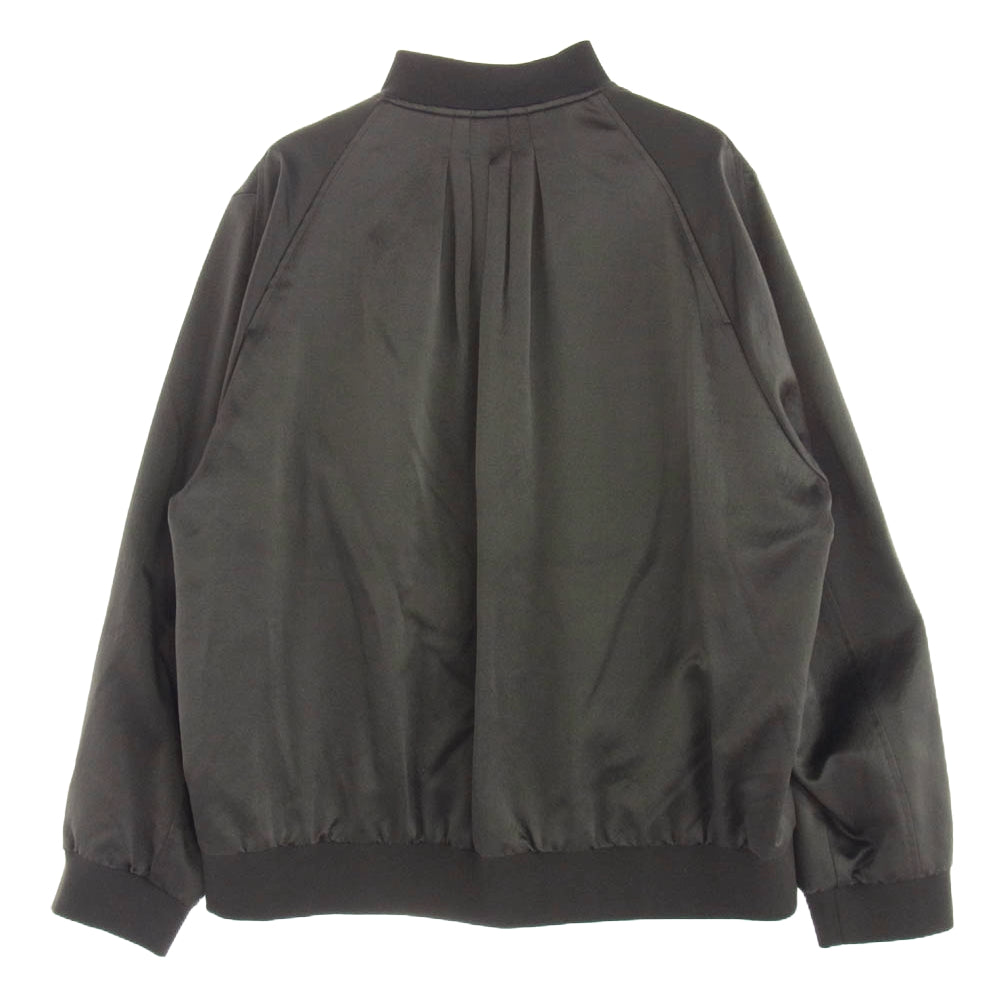 イレニサ 25SS IH-25SS-M015-FJS Bomber Jacket シルクウール ボンバー ジャケット ブルゾン ブラック系 2【美品】【中古】