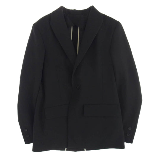イレニサ 25SS IH-25SS-J007-NDK MODIFIED SHAWL COLLAR JACKET ショールカラー 1B テーラードジャケット ブラック系 2【美品】【中古】
