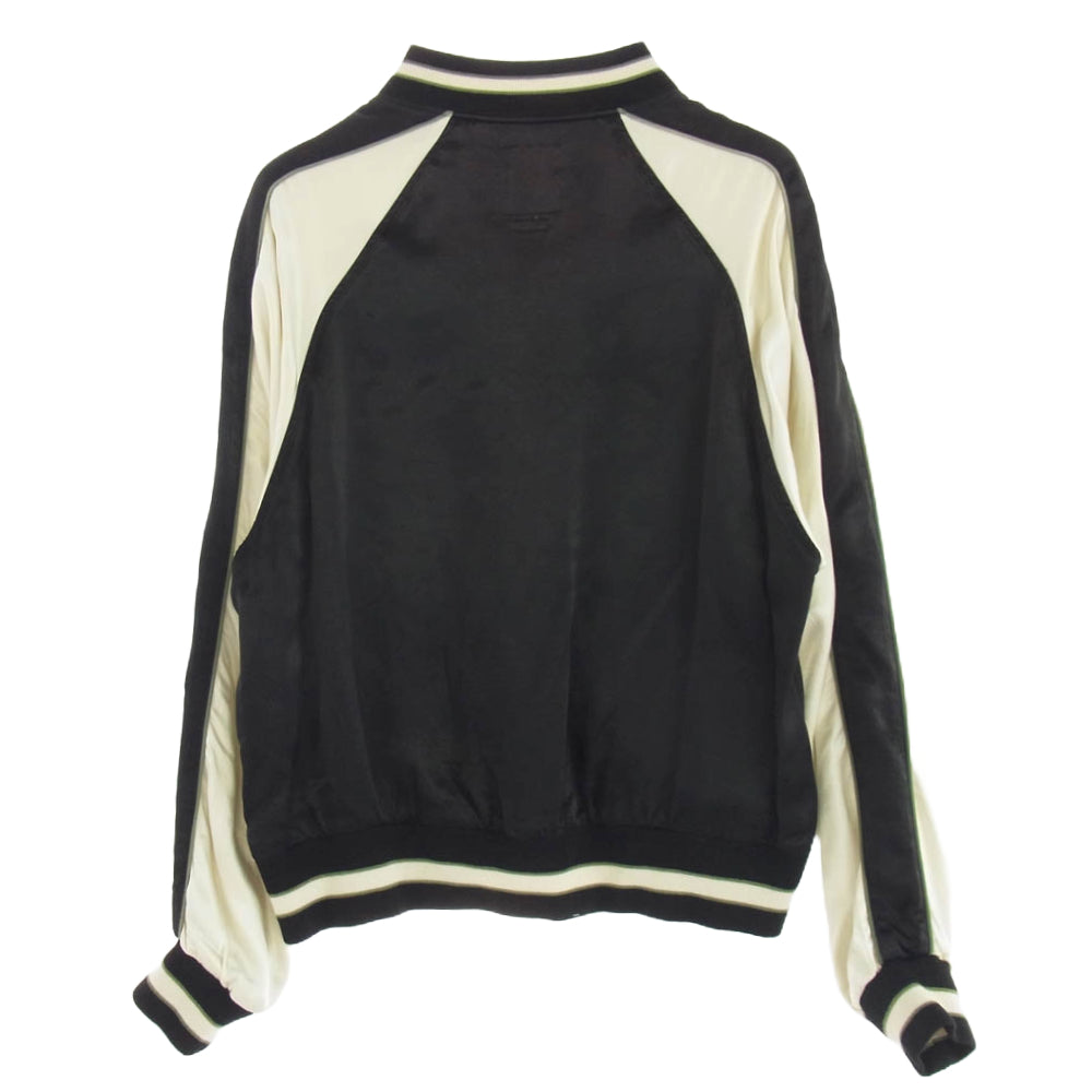 VISVIM ビズビム 24SS 0123405013003 DOUGLAS JKT マルチカラー スカジャン ブルゾン ブラック系 ホワイト系 3【美品】【中古】