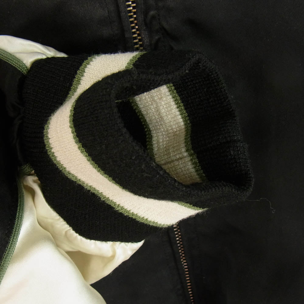 VISVIM ビズビム 24SS 0123405013003 DOUGLAS JKT マルチカラー スカジャン ブルゾン ブラック系 ホワイト系 3【美品】【中古】