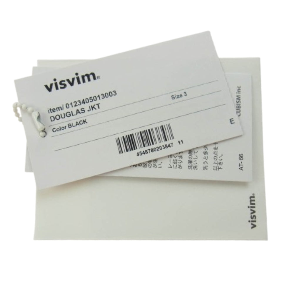 VISVIM ビズビム 24SS 0123405013003 DOUGLAS JKT マルチカラー スカジャン ブルゾン ブラック系 ホワイト系 3【美品】【中古】