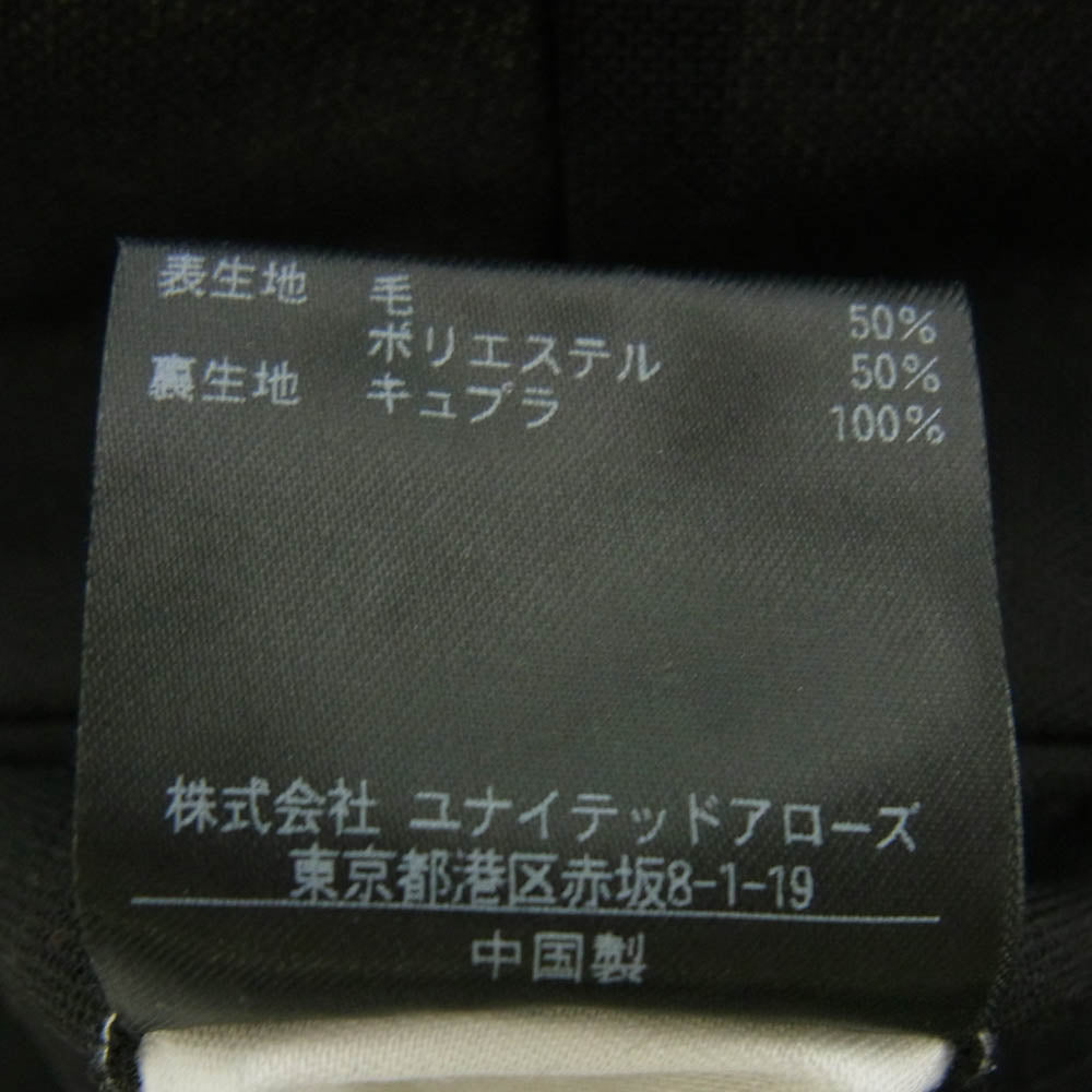 スティーブンアラン 8114-177-0701 VIN TRO SLOW TAPERED JUST ウール ポリエステル スラックス パンツ ブラック系 S【中古】
