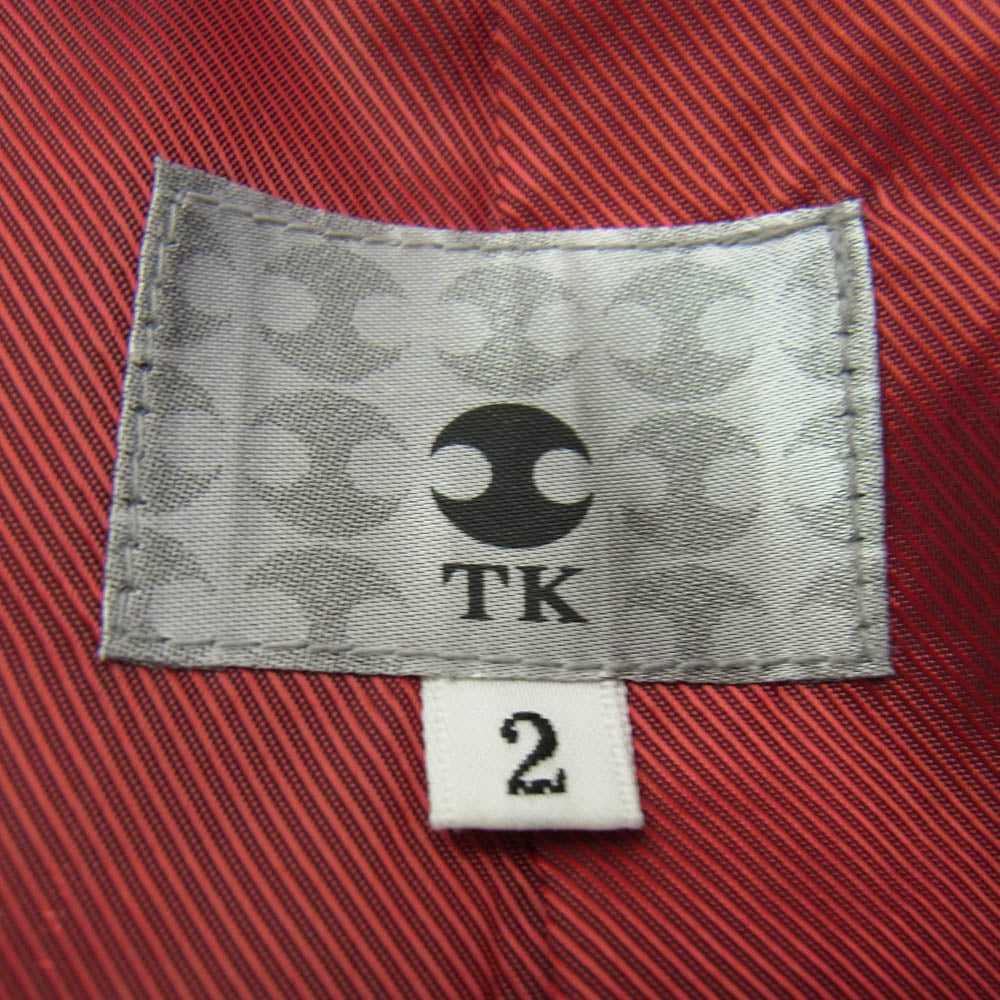 TAKEO KIKUCHI タケオキクチ TK & FENDER フェンダー レザー パデッド ライダース ジャケット ブラック系 表記サイズ無し【中古】