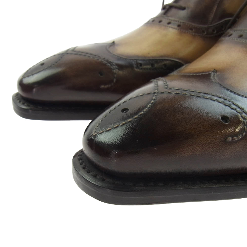 オラツィオバイ ナポリターノ 409 メダリオン ウィングチップ シューズ ブラウン系 7【中古】