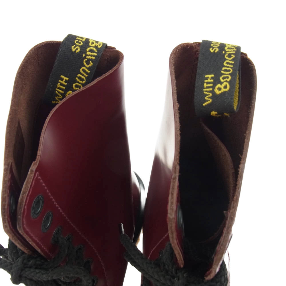 Dr.Martens ドクターマーチン 13381600 CRAZY BOMB クレイジーボム 10ホール ブーツ ワインレッド系 US9【美品】【中古】