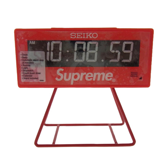 Supreme シュプリーム 21SS Seiko Marathon Clock Red セイコー マラソン クロック レッド レッド系【極上美品】【中古】