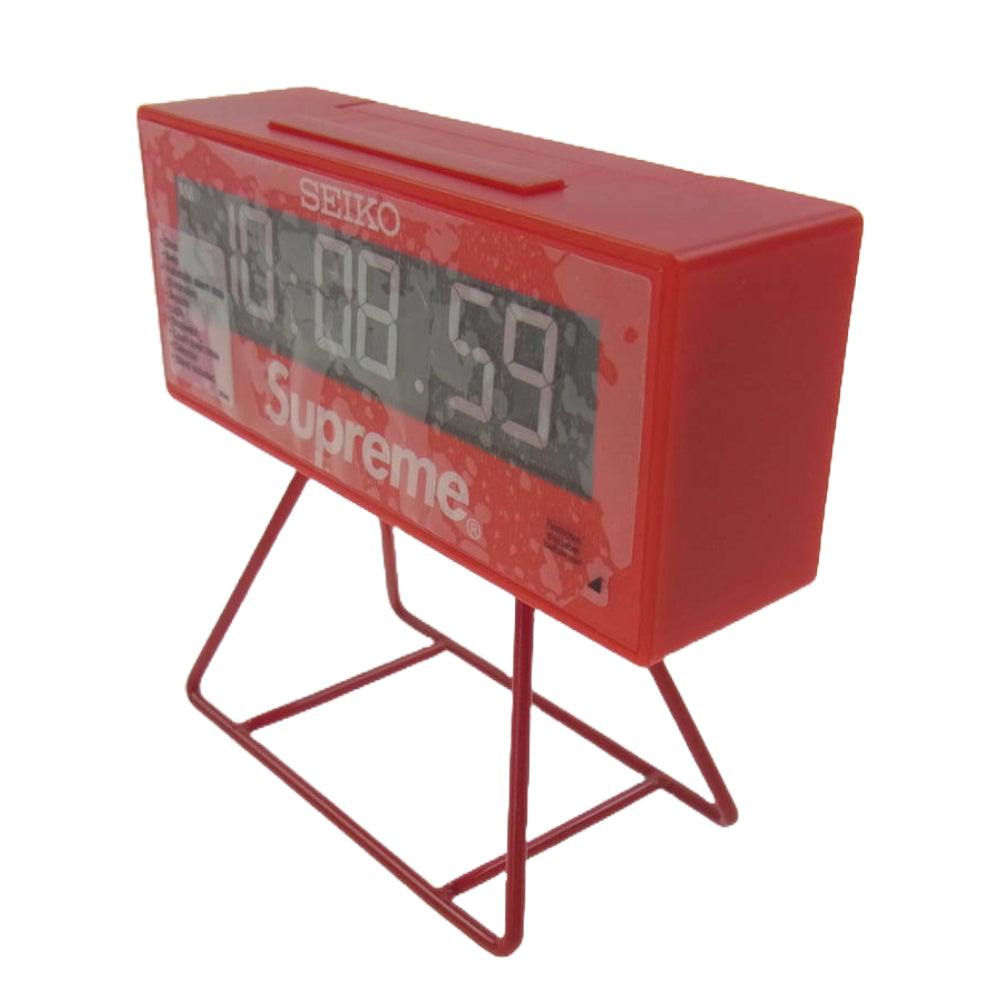 Supreme シュプリーム 21SS Seiko Marathon Clock Red セイコー マラソン クロック レッド レッド系【極上美品】【中古】