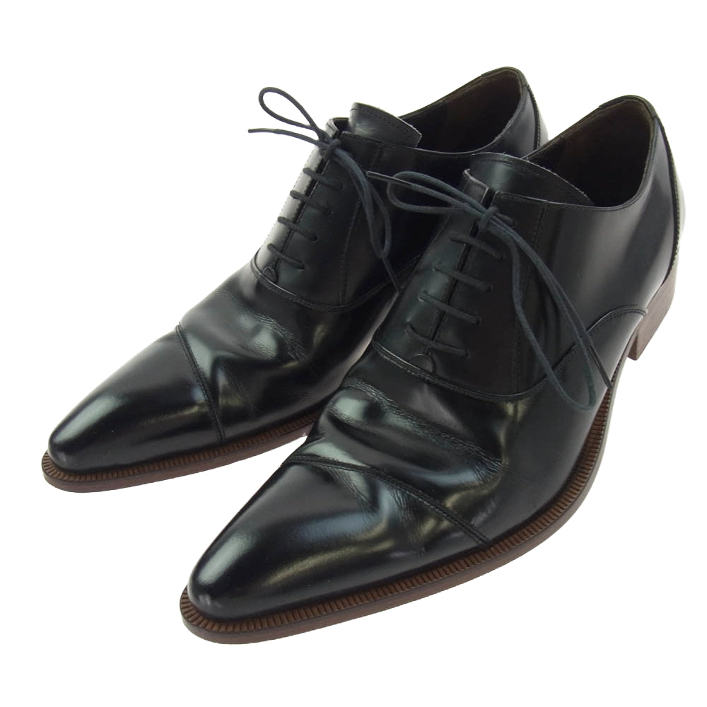 プラチナムコムサ レザー ドレス シューズ ブラック系 26【中古】