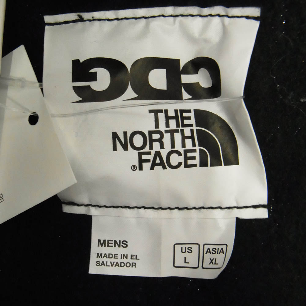 COMME des GARCONS コムデギャルソン 23AW SM-T001 × THE NORTH FACE ノースフェイス Icon Pullover Hoodie アイコン プルオーバー フーディー パーカー ブラック系 L【中古】