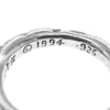 CHROME HEARTS クロムハーツ（原本無） SCRL BAND スクロール バンド リング シルバー系 14号【中古】
