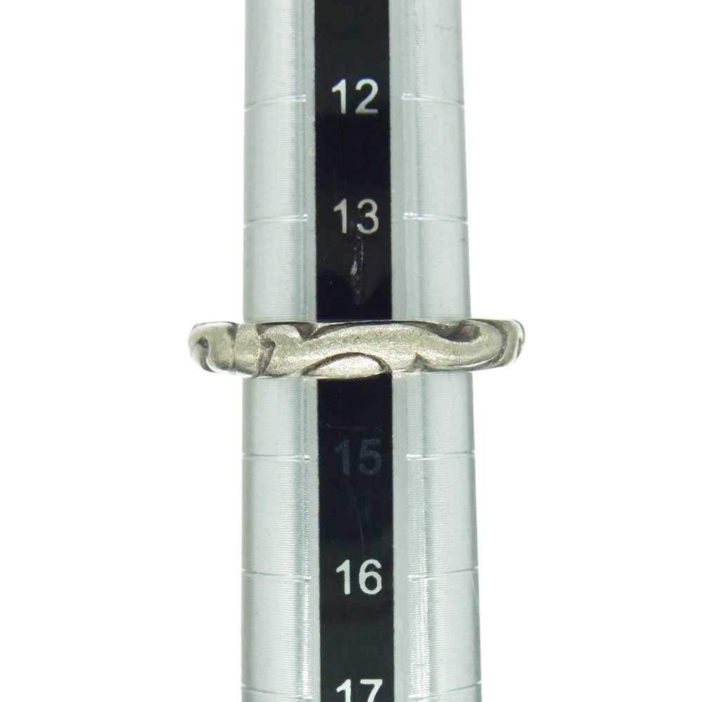 CHROME HEARTS クロムハーツ（原本無） SCRL BAND スクロール バンド リング シルバー系 14号【中古】