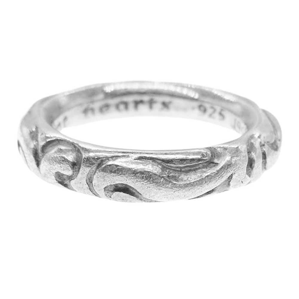 CHROME HEARTS クロムハーツ（原本無） SCRL BAND スクロール バンド リング シルバー系 16号【中古】