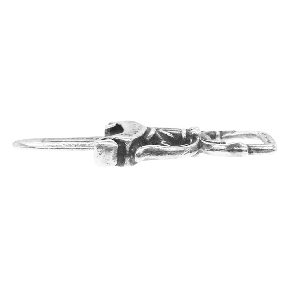 CHROME HEARTS クロムハーツ（原本無） #10 DAGGER ダガー ジップ ペンダントトップ オールド シルバー系【中古】