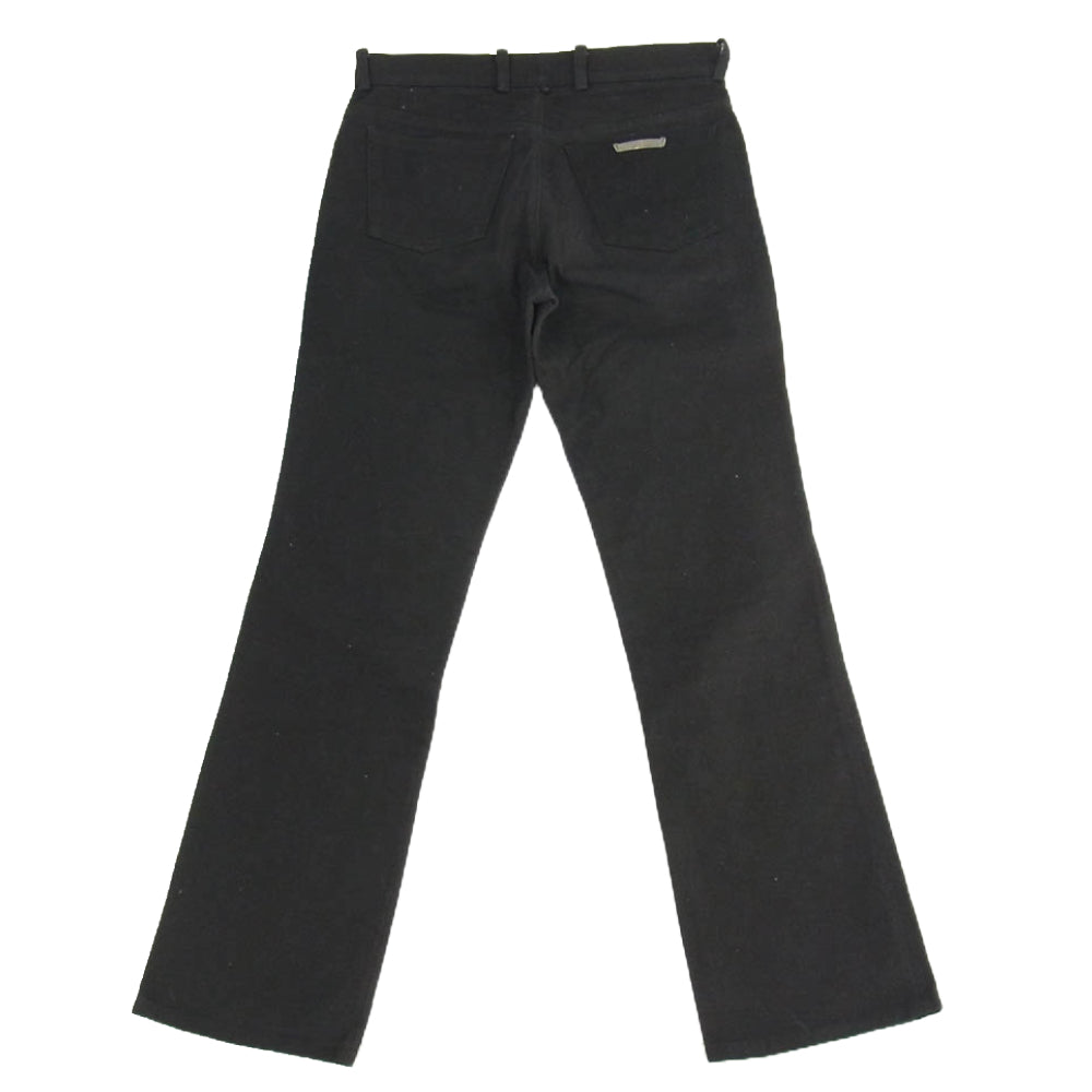 CHROME HEARTS クロムハーツ（原本無） フレアニー ホースシューボタン ブラック デニムパンツ 31インチ ブラック系 31【中古】