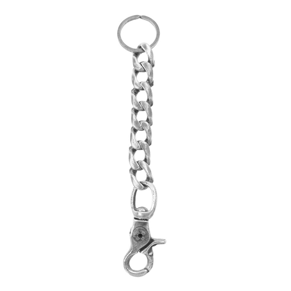 CHROME HEARTS クロムハーツ（原本無） ロング クロウリンク キーチェーン オールド シルバー系【中古】