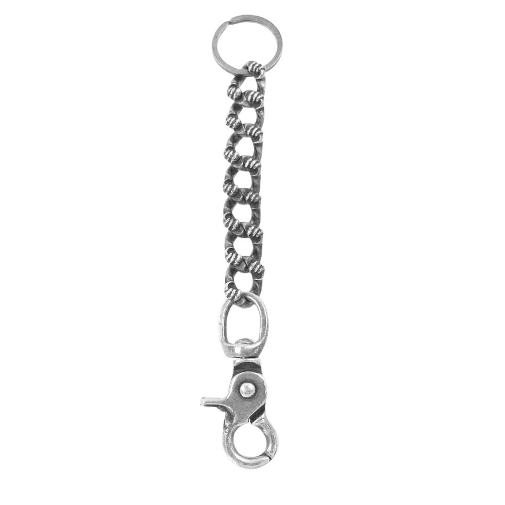 CHROME HEARTS クロムハーツ（原本無） ロング クロウリンク キーチェーン オールド シルバー系【中古】
