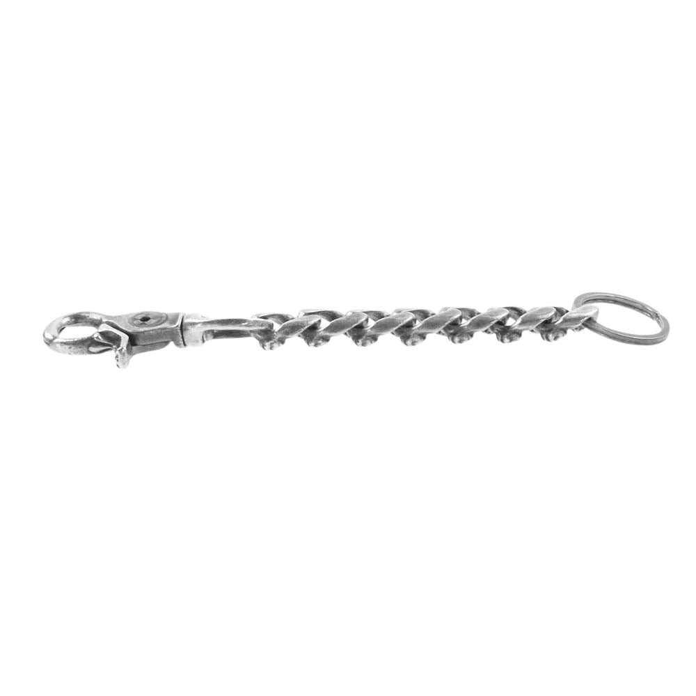 CHROME HEARTS クロムハーツ（原本無） ロング クロウリンク キーチェーン オールド シルバー系【中古】