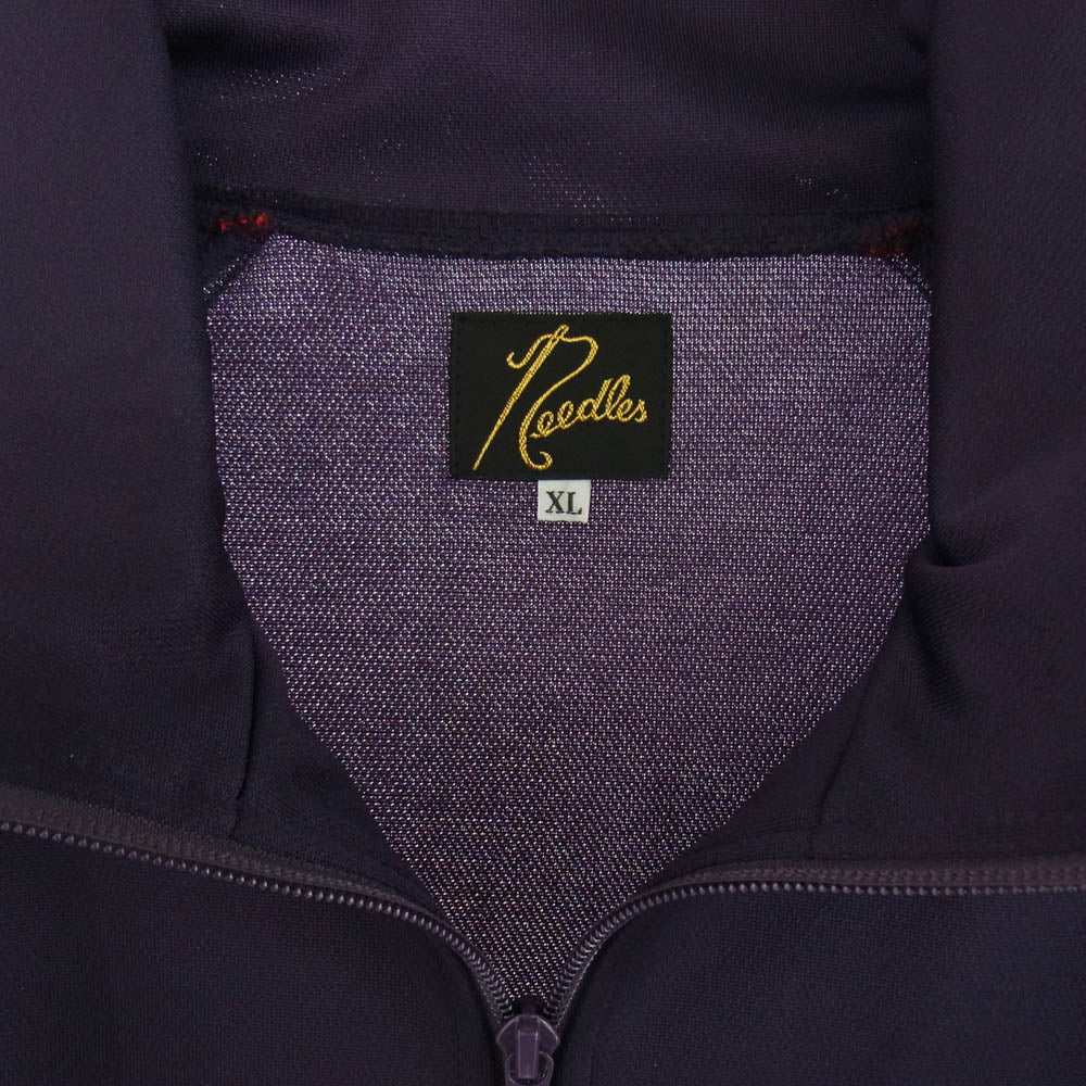 Needles ニードルス 22AW LQ227 rack Jacket  Poly Smooth トラックジャケット ジャージ トップス パープル系 XL【中古】