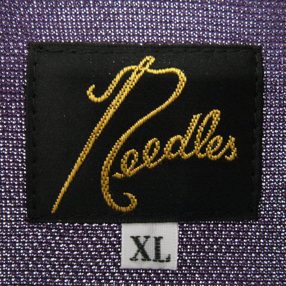Needles ニードルス 22AW LQ227 rack Jacket  Poly Smooth トラックジャケット ジャージ トップス パープル系 XL【中古】