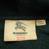 Supreme シュプリーム 22SS Burberry Box Logo Hooded Sweatshirt Black バーバリー ボックス ロゴ フーディー パーカー スウェットシャツ ブラック ブラック系 M【中古】