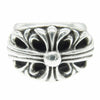 CHROME HEARTS クロムハーツ（原本無） FLRL CRS フローラルクロス リング シルバー系 9号【中古】